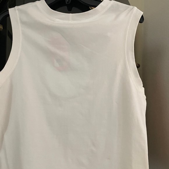 Size XL Danskin Southwest Design Sleeveless White top - Picture 5 of 8
